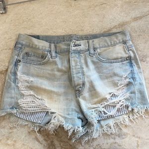 High rise American Eagle jean shorts